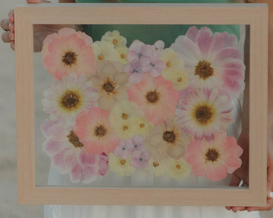 Custom Pressed Wedding Bouquet