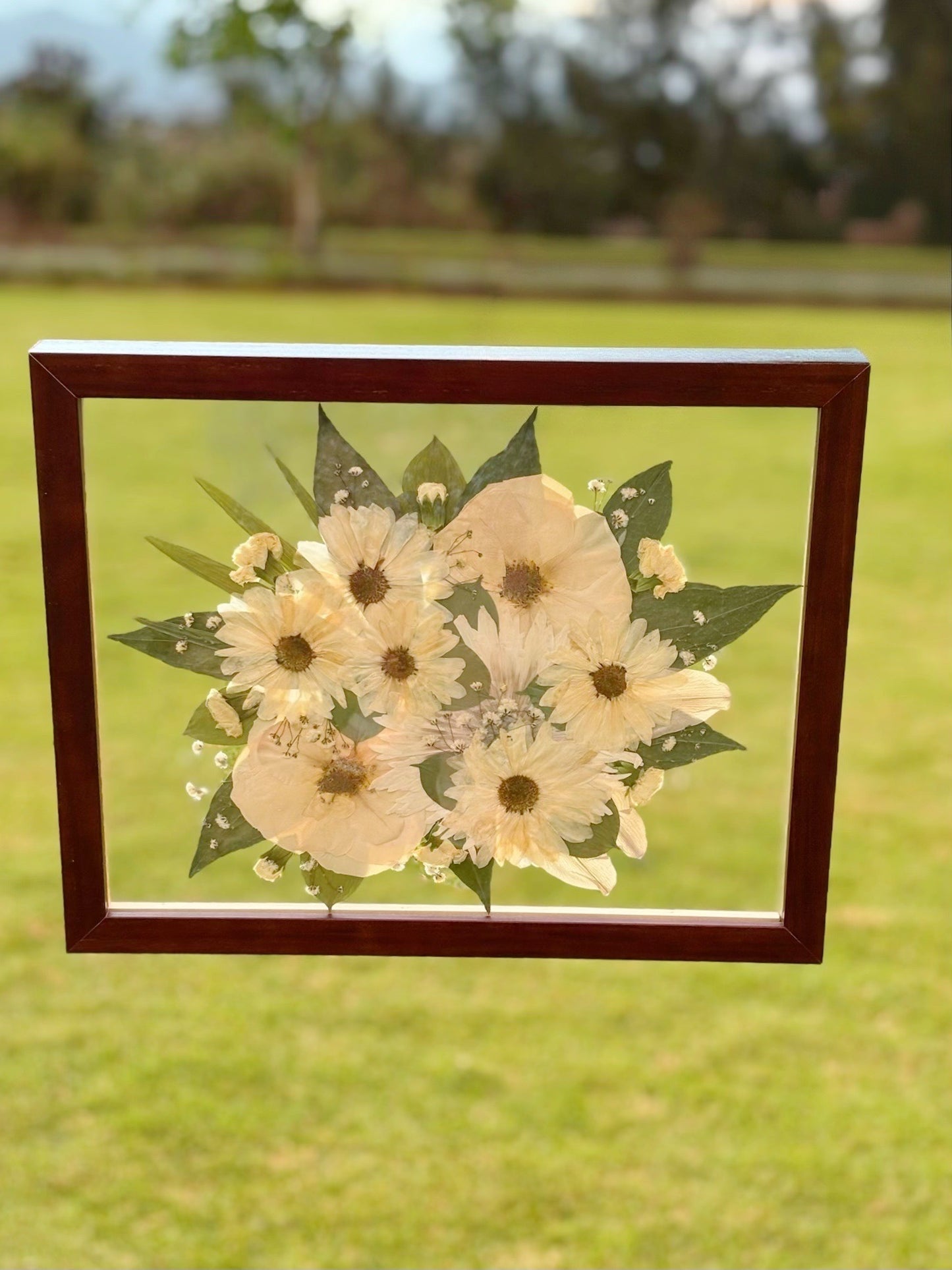 Custom Pressed Wedding Bouquet