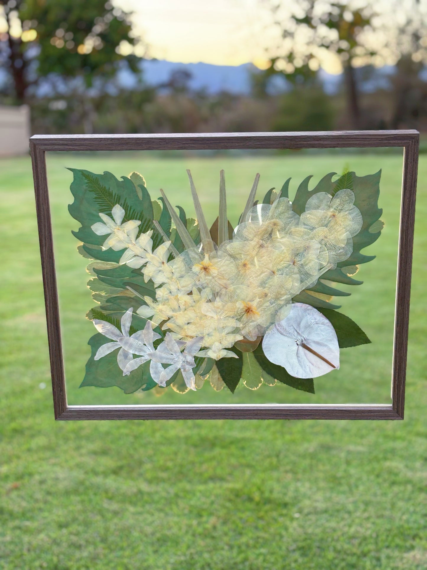 Custom Pressed Wedding Bouquet