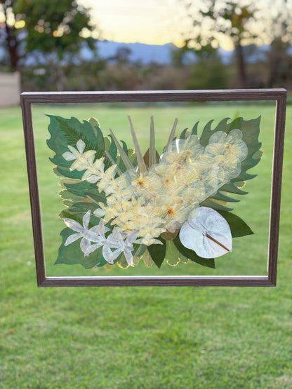 Custom Pressed Wedding Bouquet