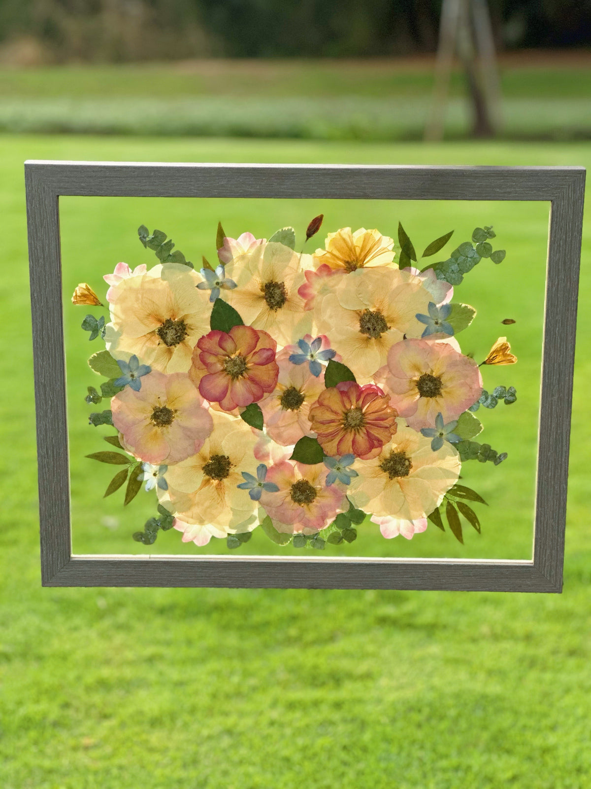 Custom Pressed Wedding Bouquet