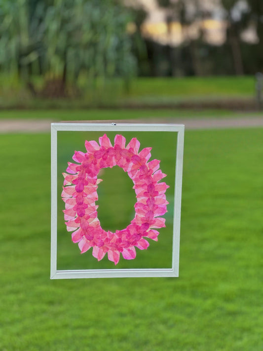 Pink Orchid Lei