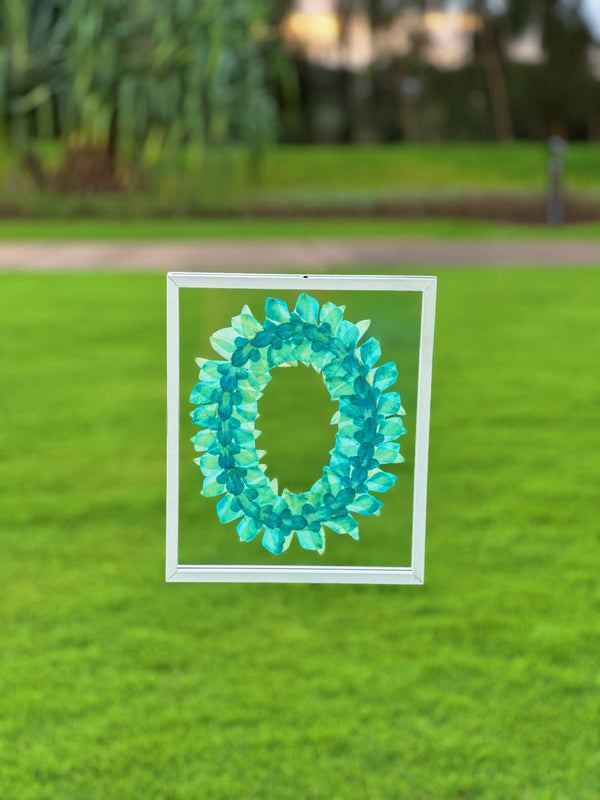 Blue Orchid Lei