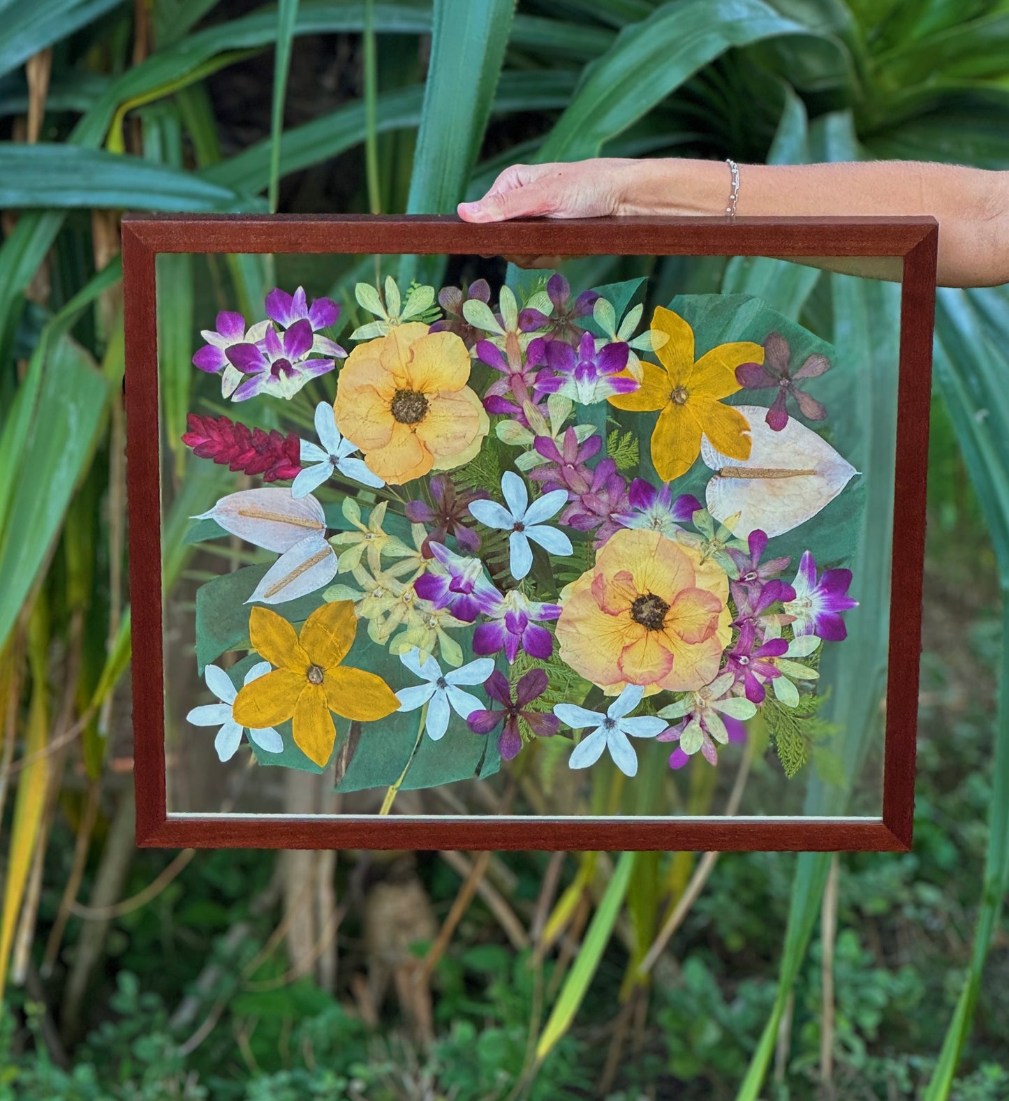 Custom Pressed Wedding Bouquet