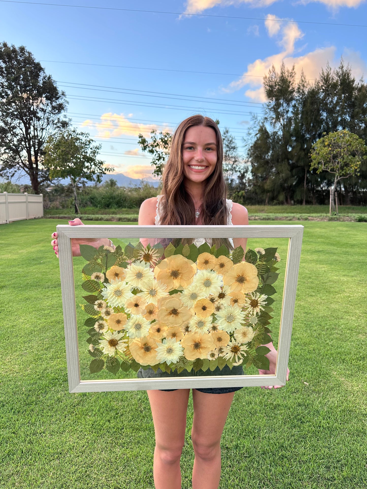 Custom Pressed Wedding Bouquet