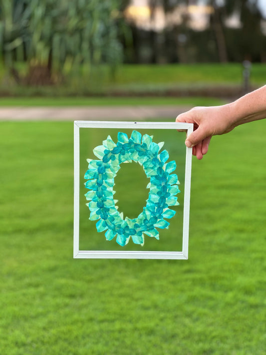 Blue Orchid Lei