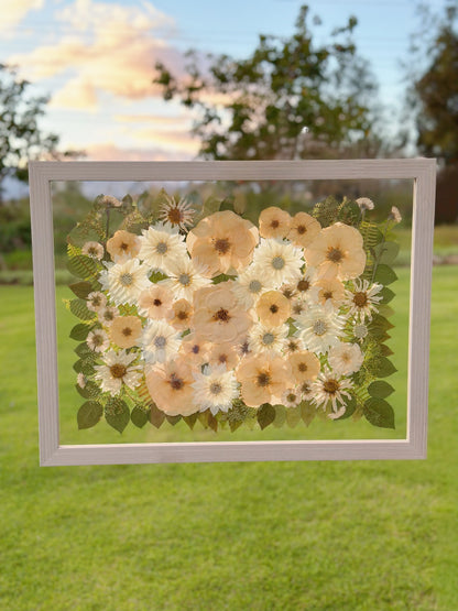 Custom Pressed Wedding Bouquet