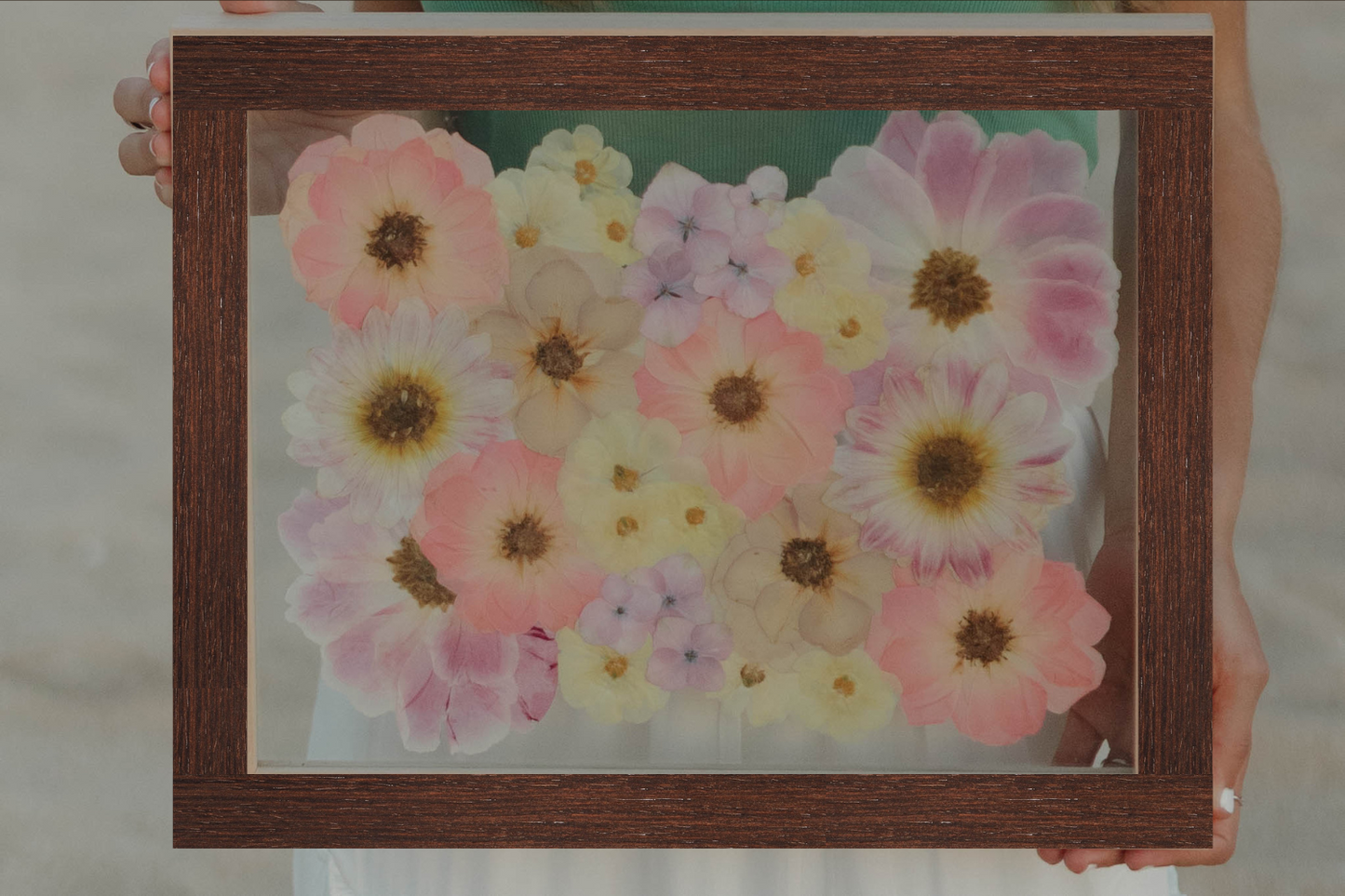 Custom Pressed Wedding Bouquet
