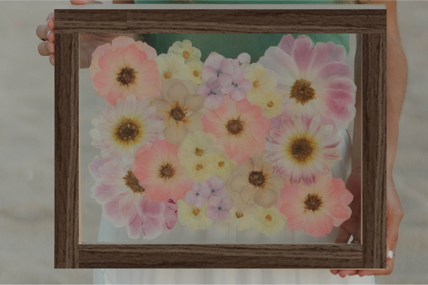 Custom Pressed Wedding Bouquet
