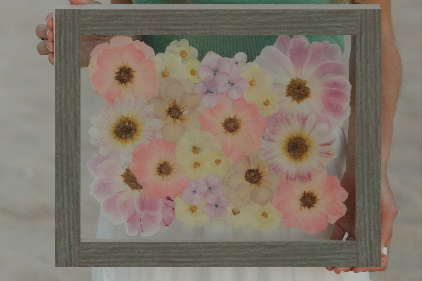 Custom Pressed Wedding Bouquet