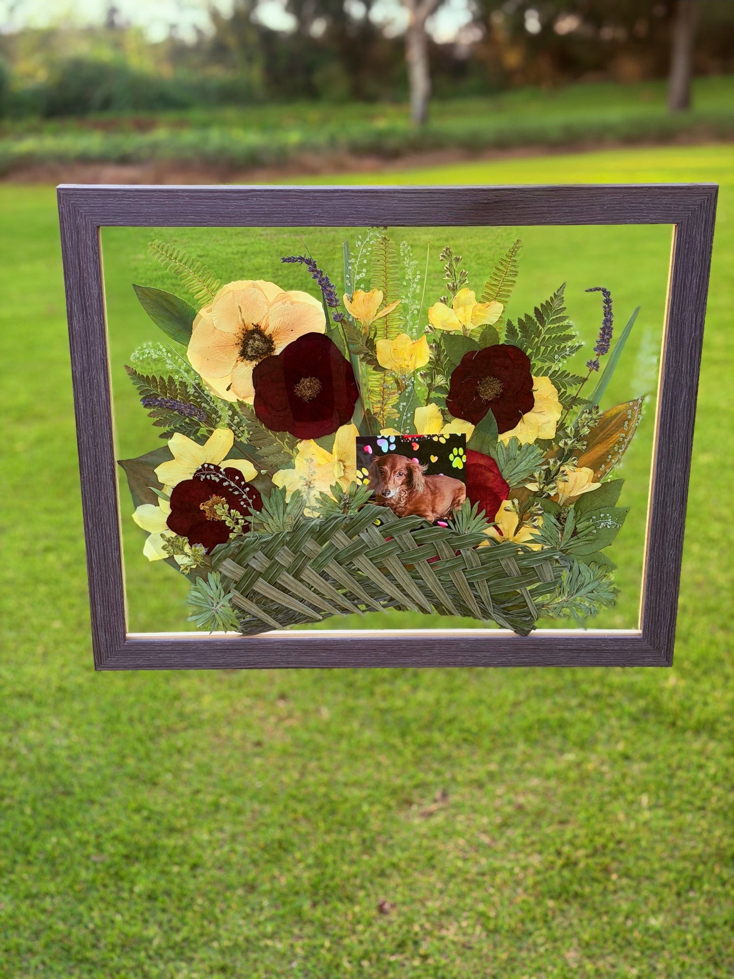 Custom Pressed Wedding Bouquet