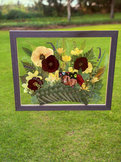 Custom Pressed Wedding Bouquet