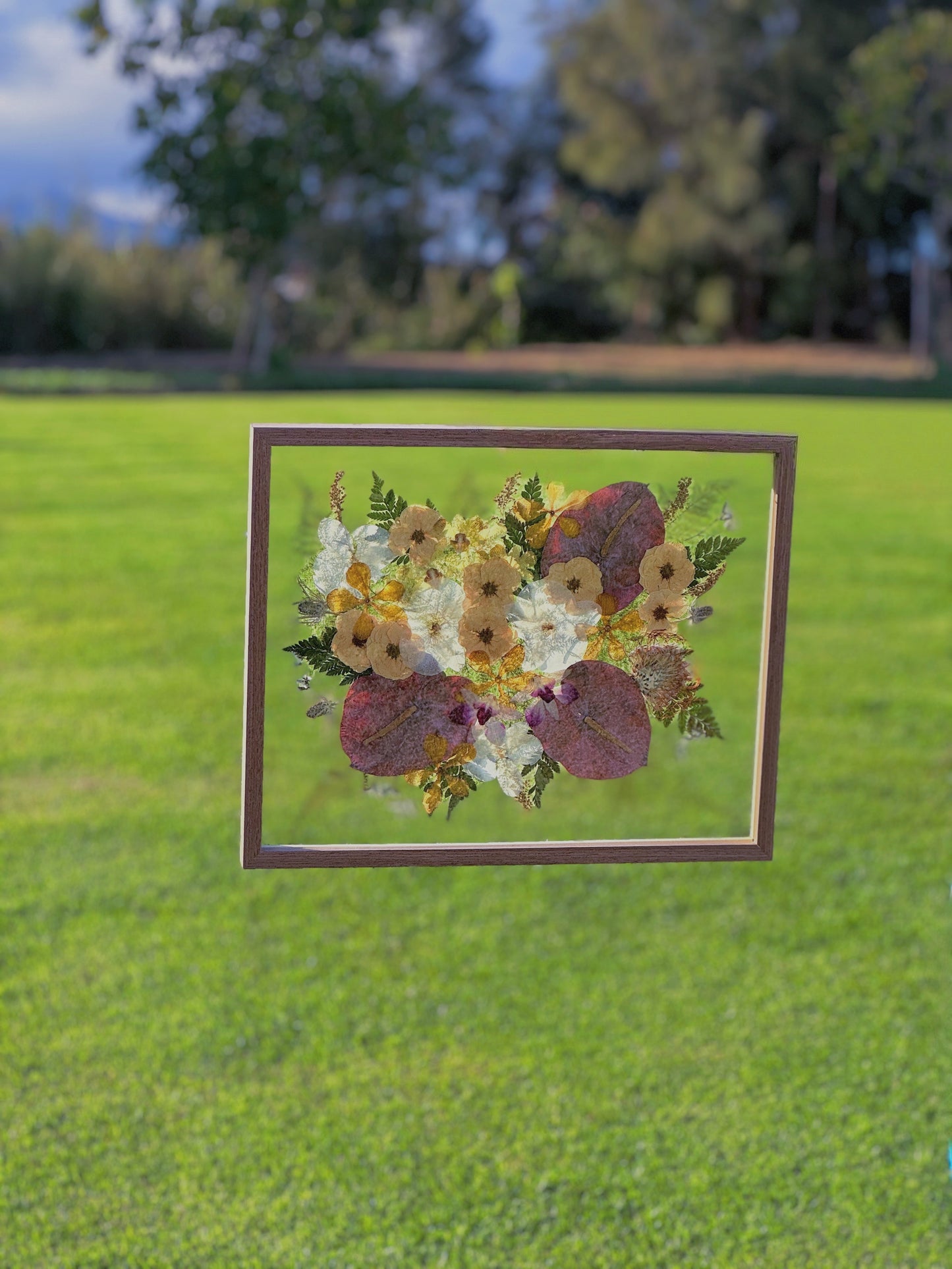 Custom Pressed Wedding Bouquet