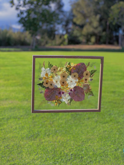 Custom Pressed Wedding Bouquet